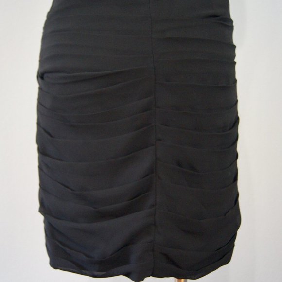 Torn By Ronny Kobo Strapless Dress Bustier Size Small Side Ruffles - Picture 8 of 10